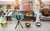 Woman recording a cooking course with her cellphone